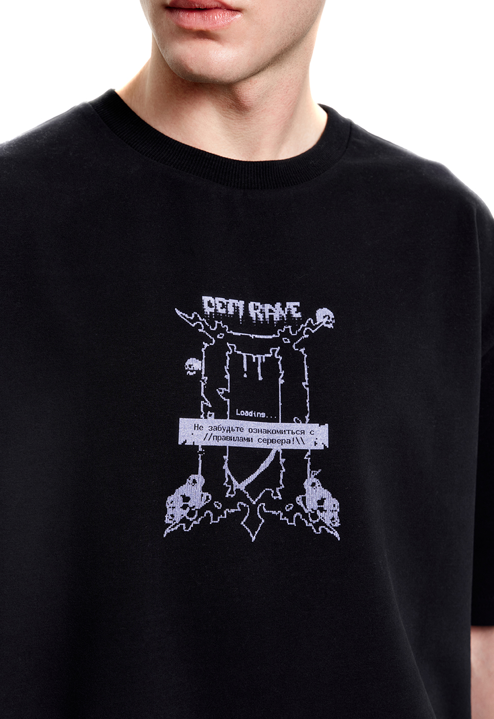 Футболка "Сервер" чёрный