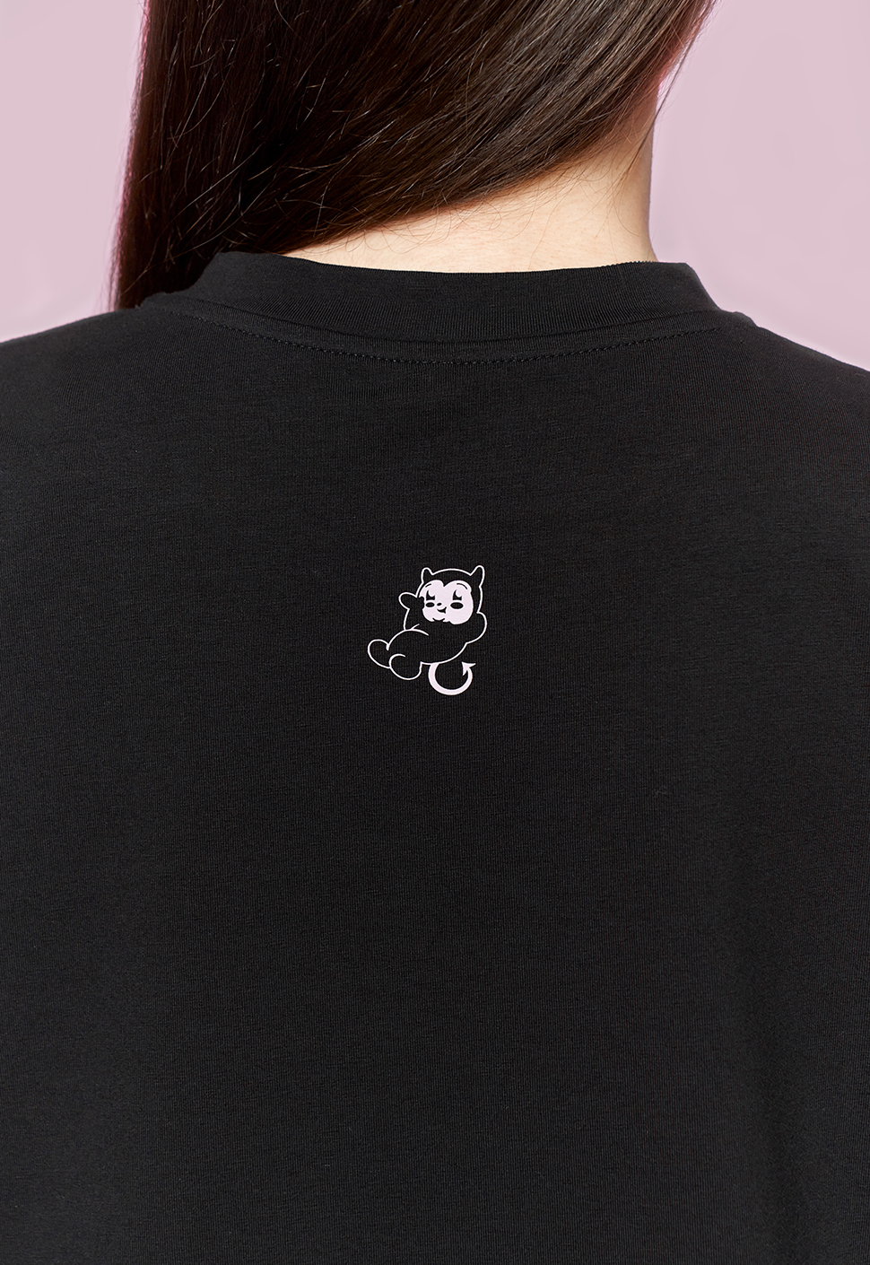 Футболка "Тише Маленькая" чёрная