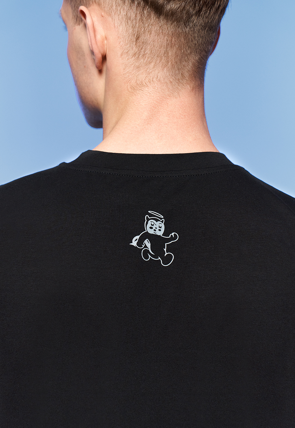 Футболка "Тише Маленький" чёрная