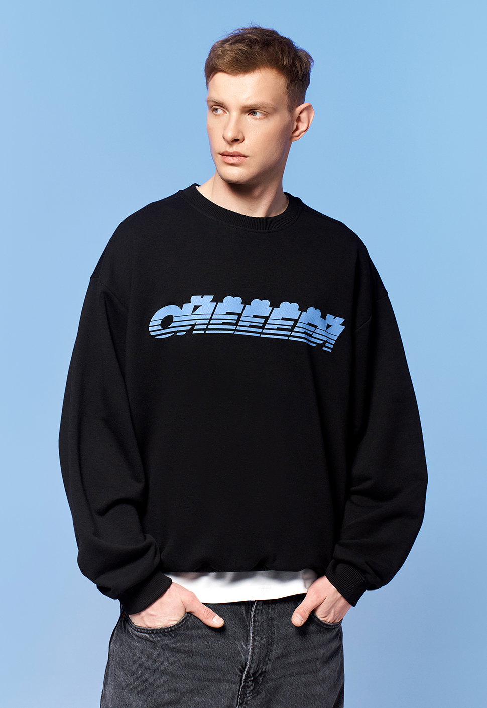 Свитшот "Ойёёёй" чёрный