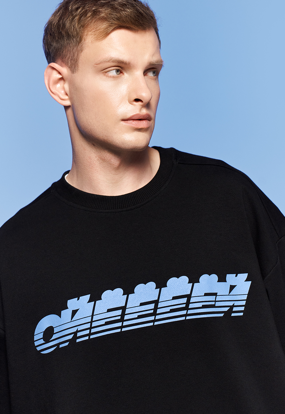 Свитшот "Ойёёёй" чёрный