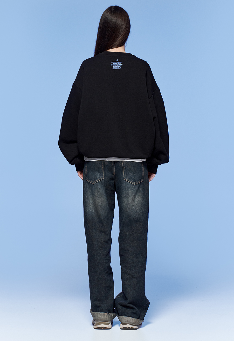 Свитшот "Ойёёёй" чёрный