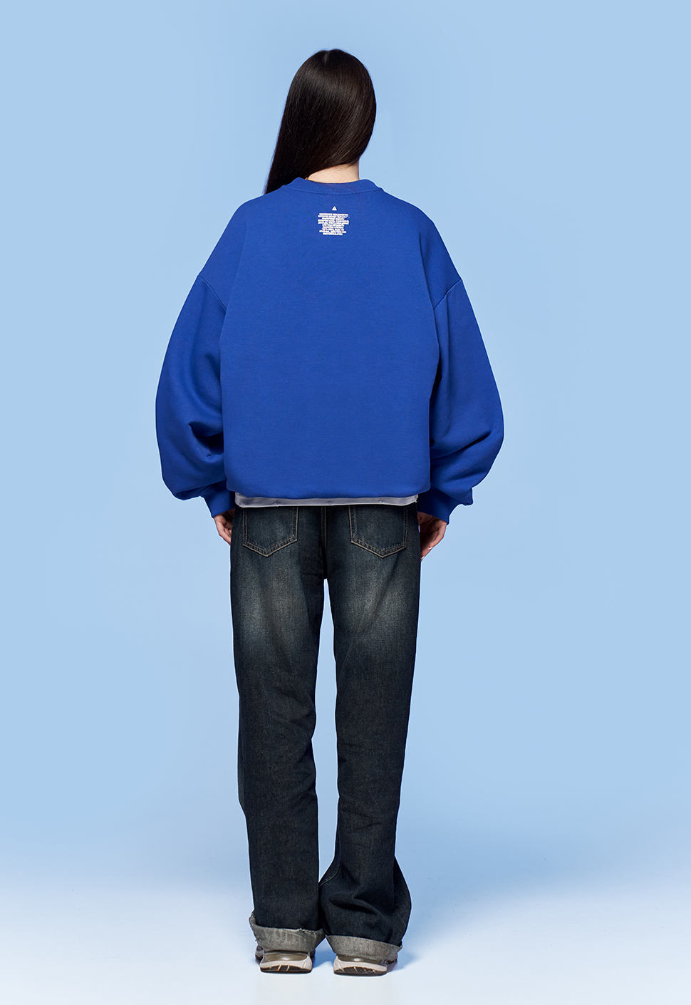 Свитшот "Ойёёёй" синий