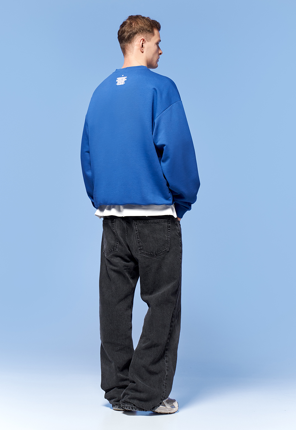 Свитшот "Ойёёёй" синий