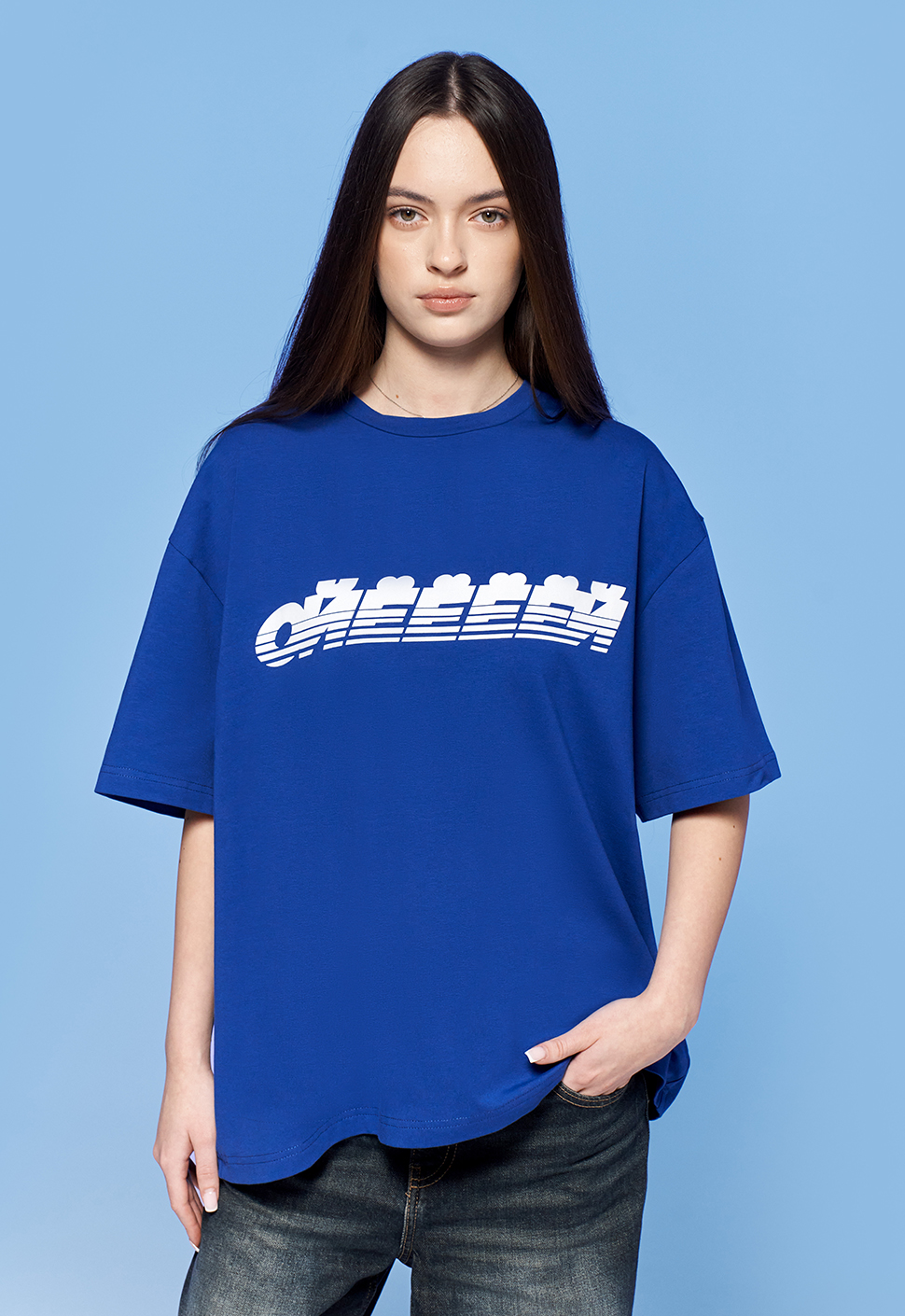 Футболка "Ойёёёй" синяя