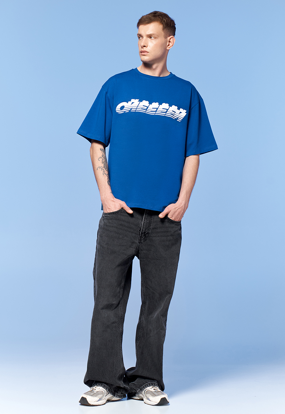 Футболка "Ойёёёй" синяя