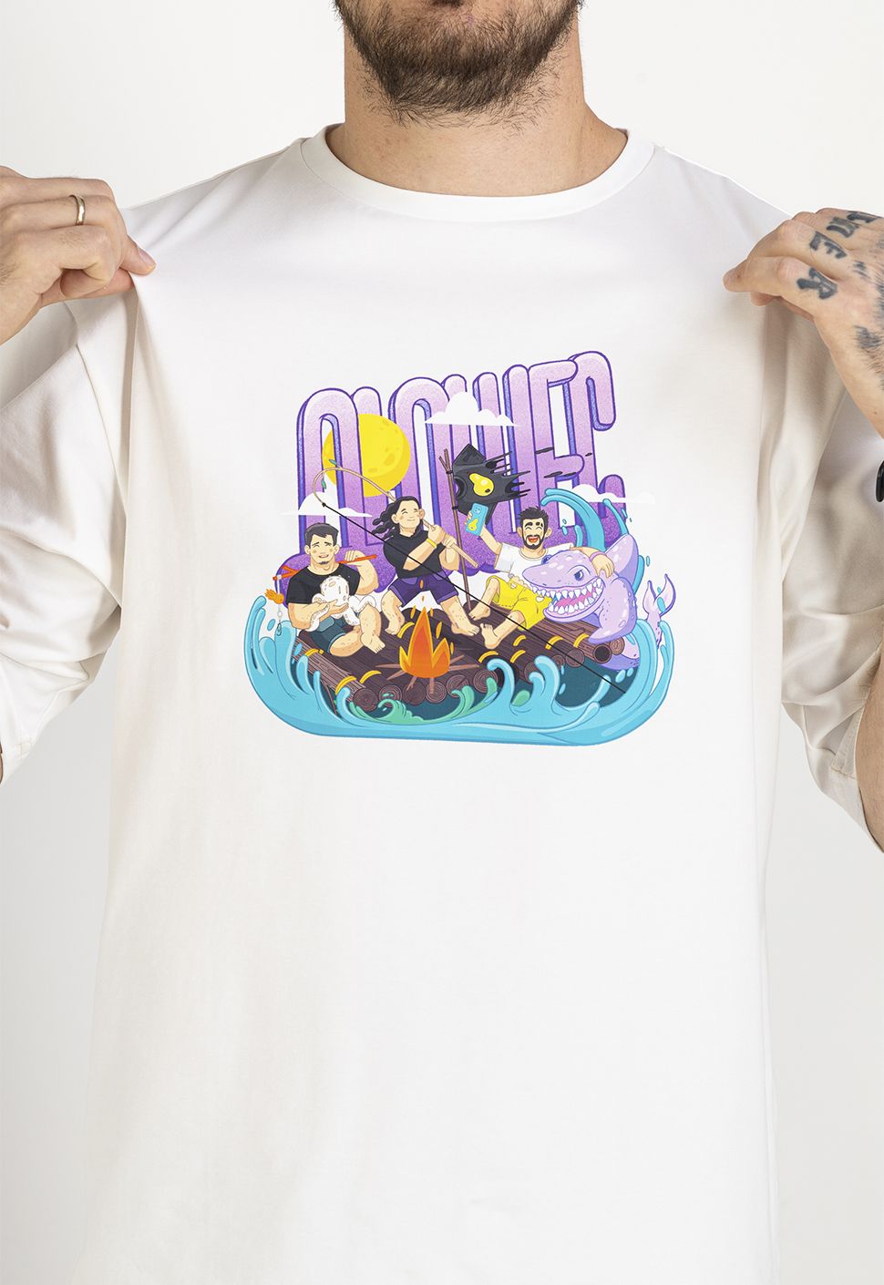 Футболка "Team" молочная