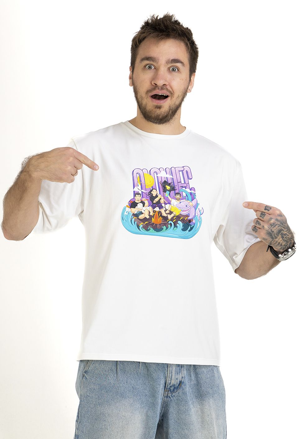 Футболка "Team" молочная