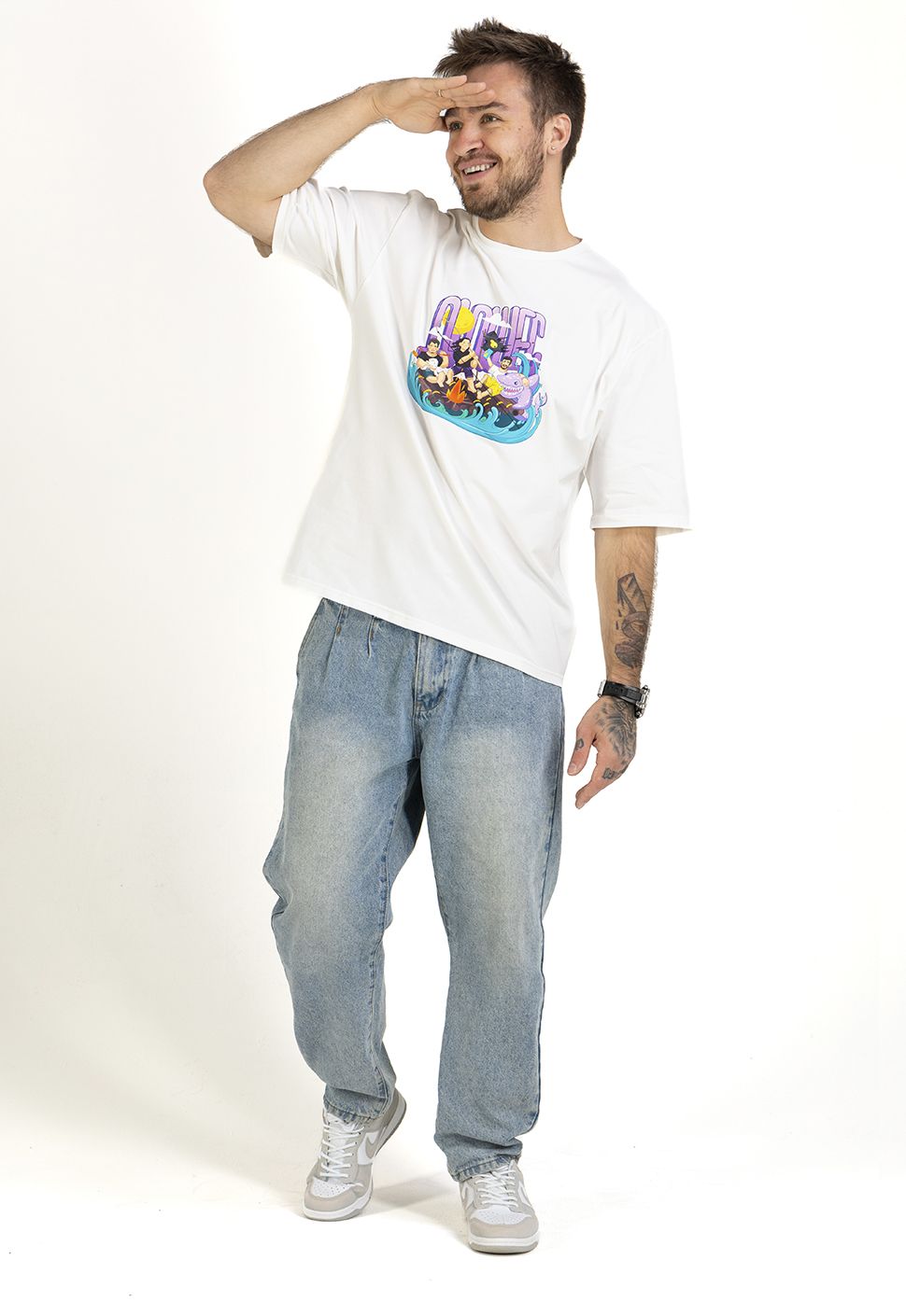 Футболка "Team" молочная