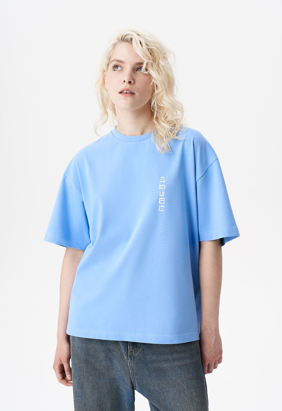 Футболка "Самураи" голубой