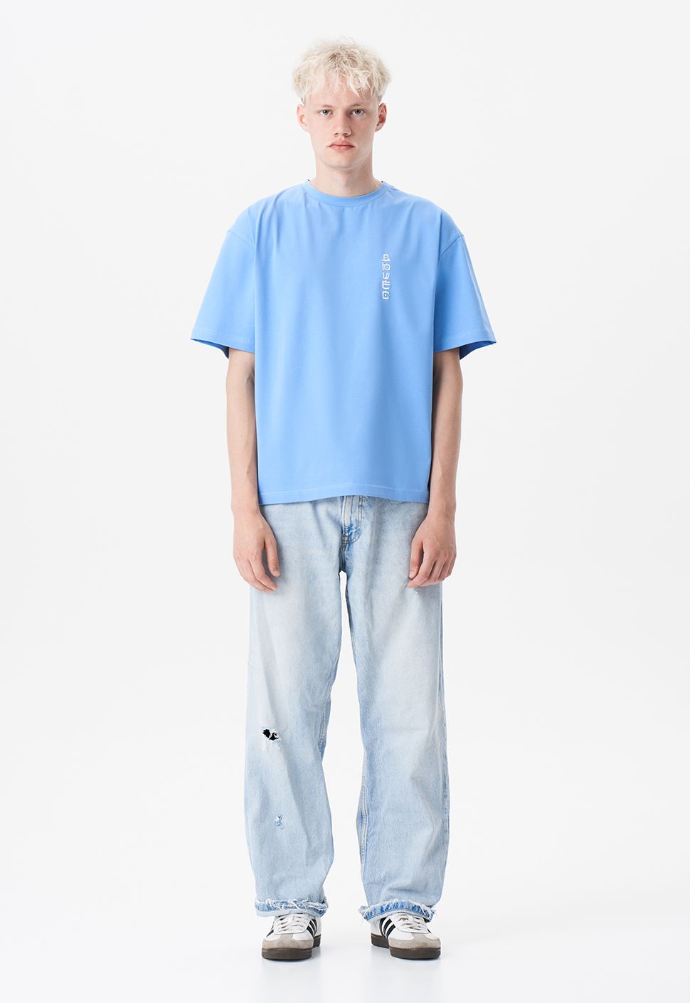 Футболка "Самураи" голубой