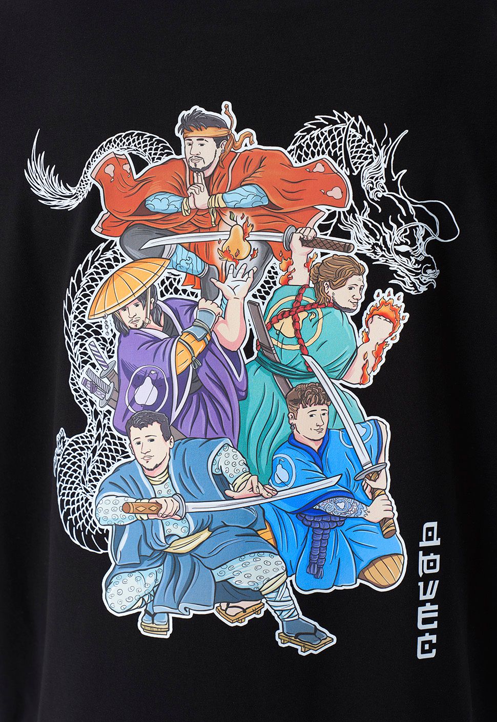 Футболка "Самураи" черный