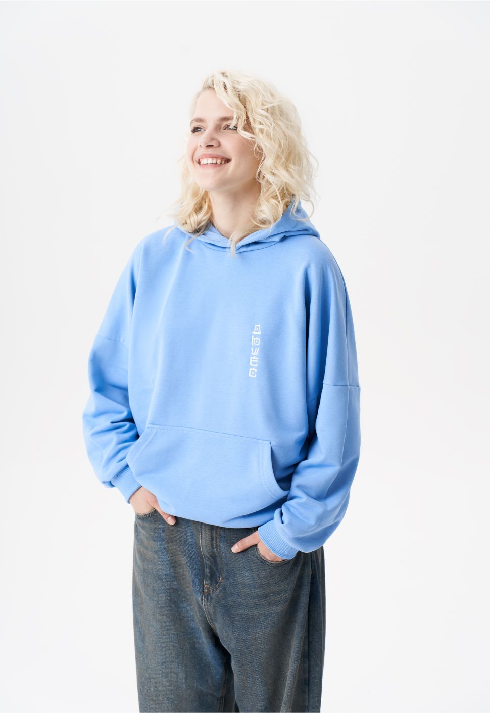 Худи "Самураи" голубой