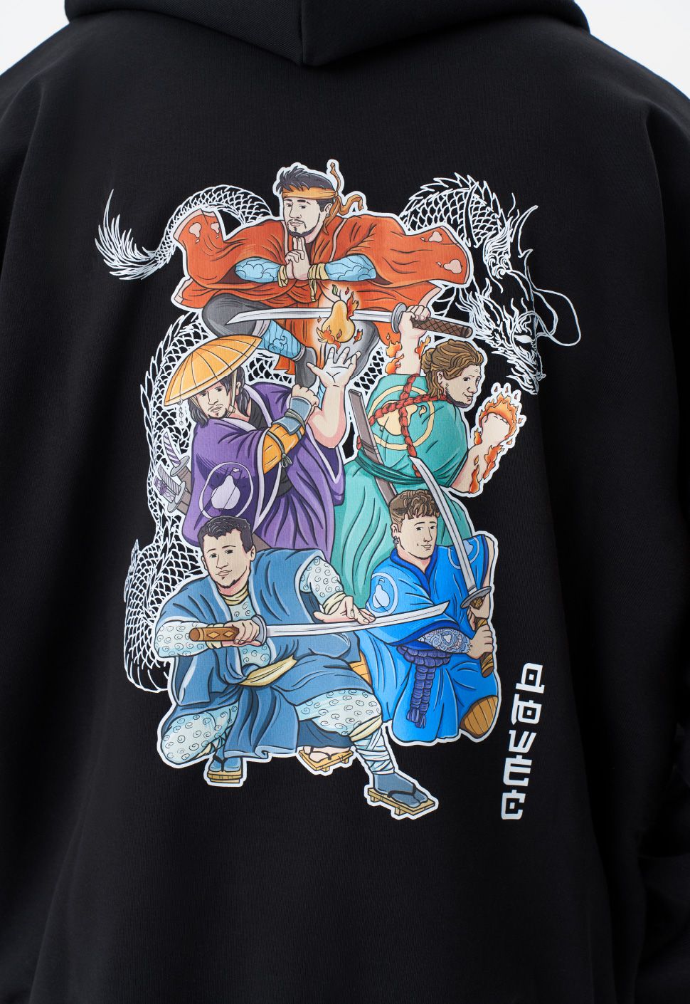 Худи "Самураи" черный