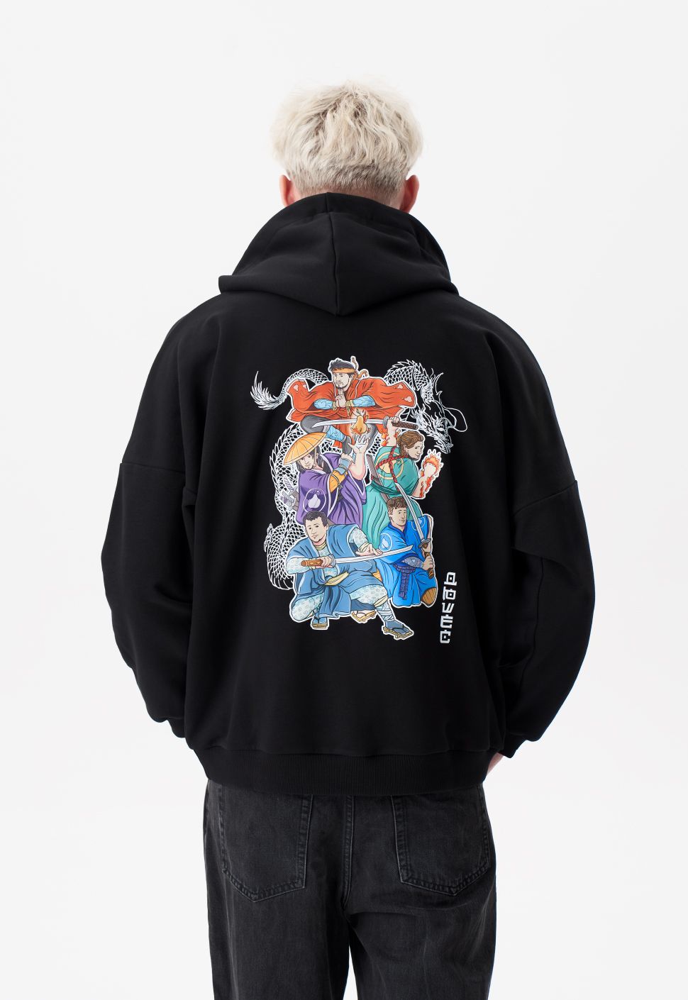 Худи "Самураи" черный