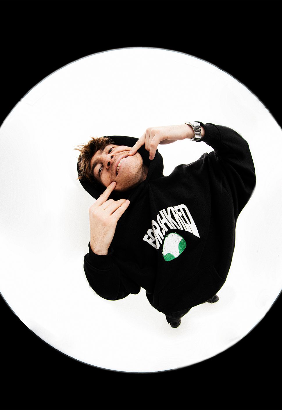 Худи черный "EGOR SHKRED"