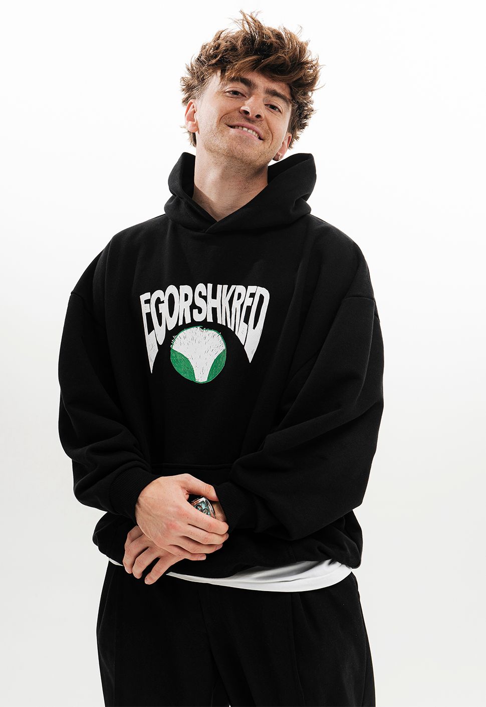 Худи черный "EGOR SHKRED"