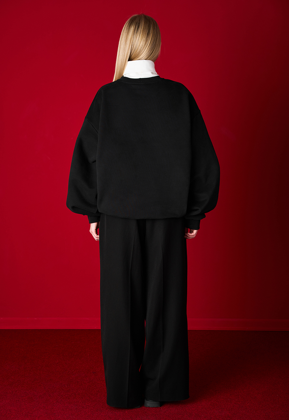 Свитшот "Люди не меняются" чёрный