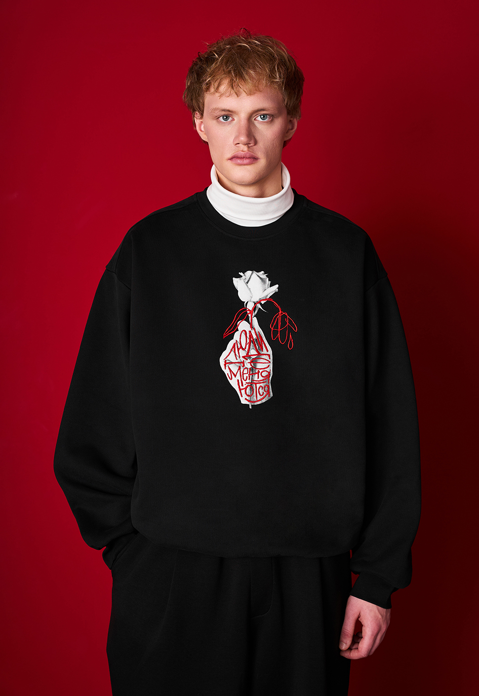 Свитшот "Люди не меняются" чёрный