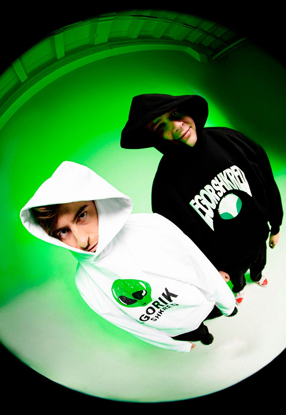 Худи молочный "Alien"