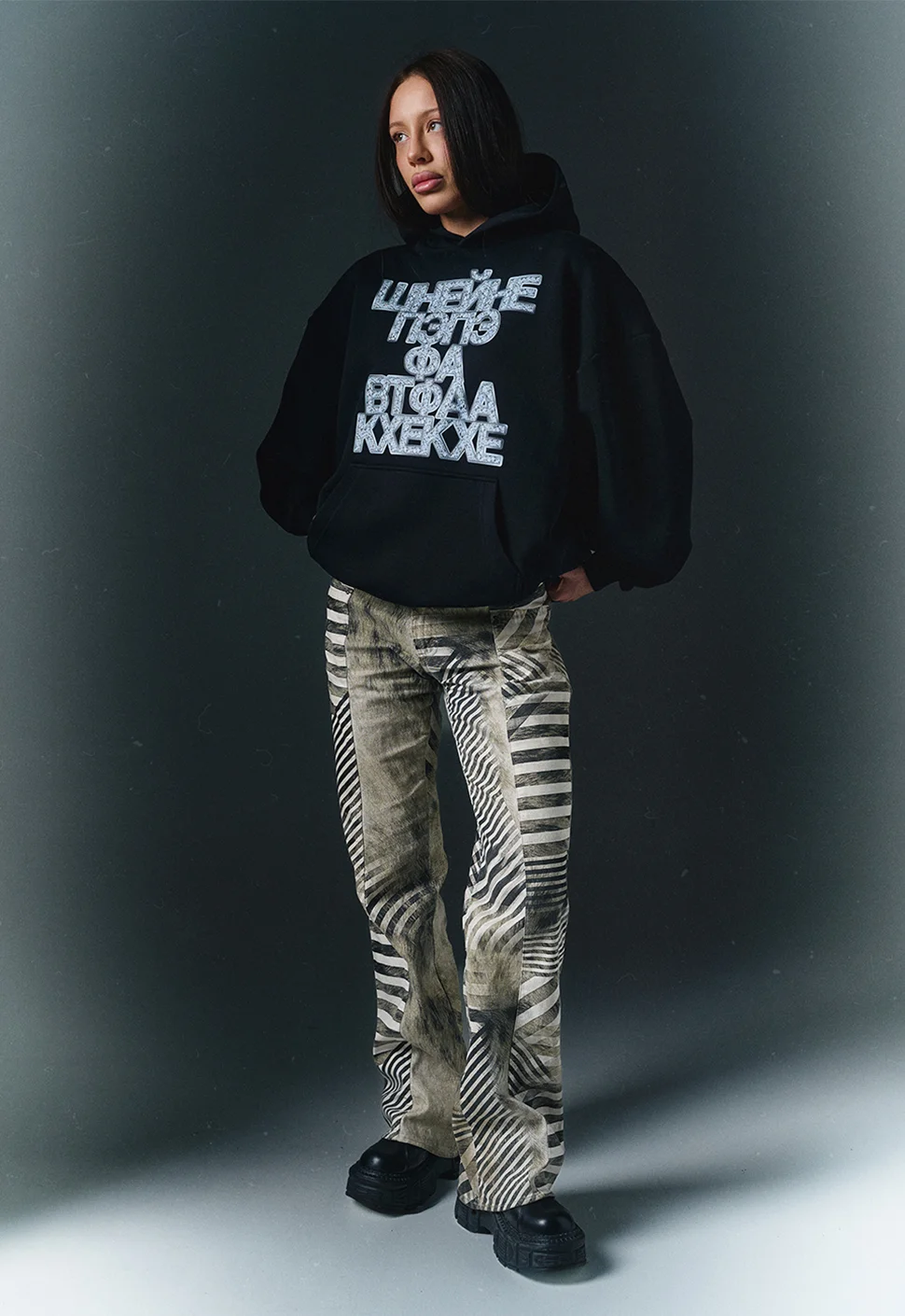 Худи "Шнейне" чёрное