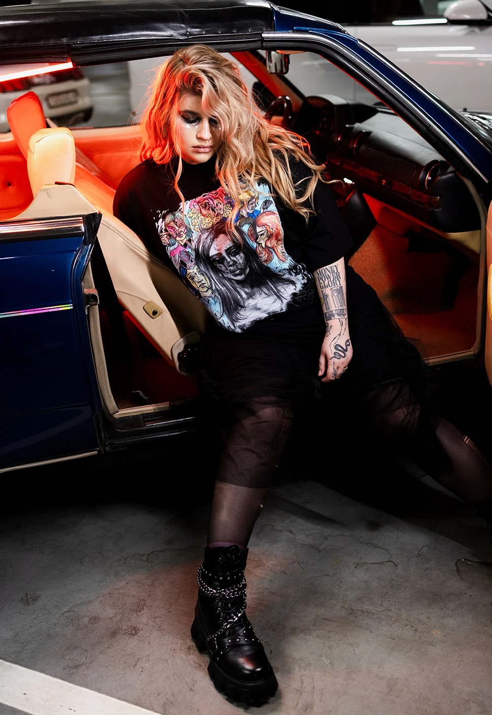 Футболка "Рисунок" чёрная