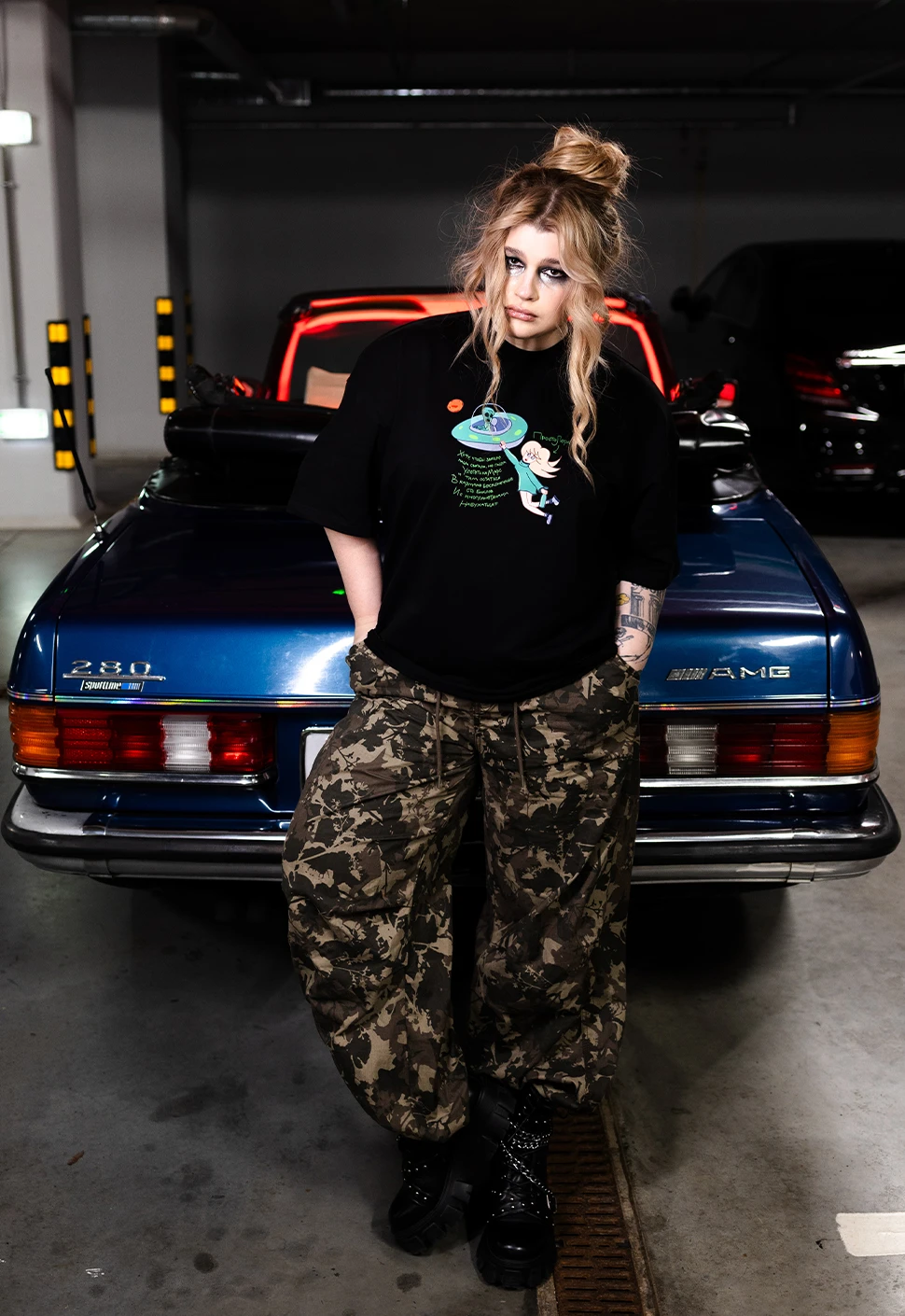 Футболка "Инопланетяне" чёрная