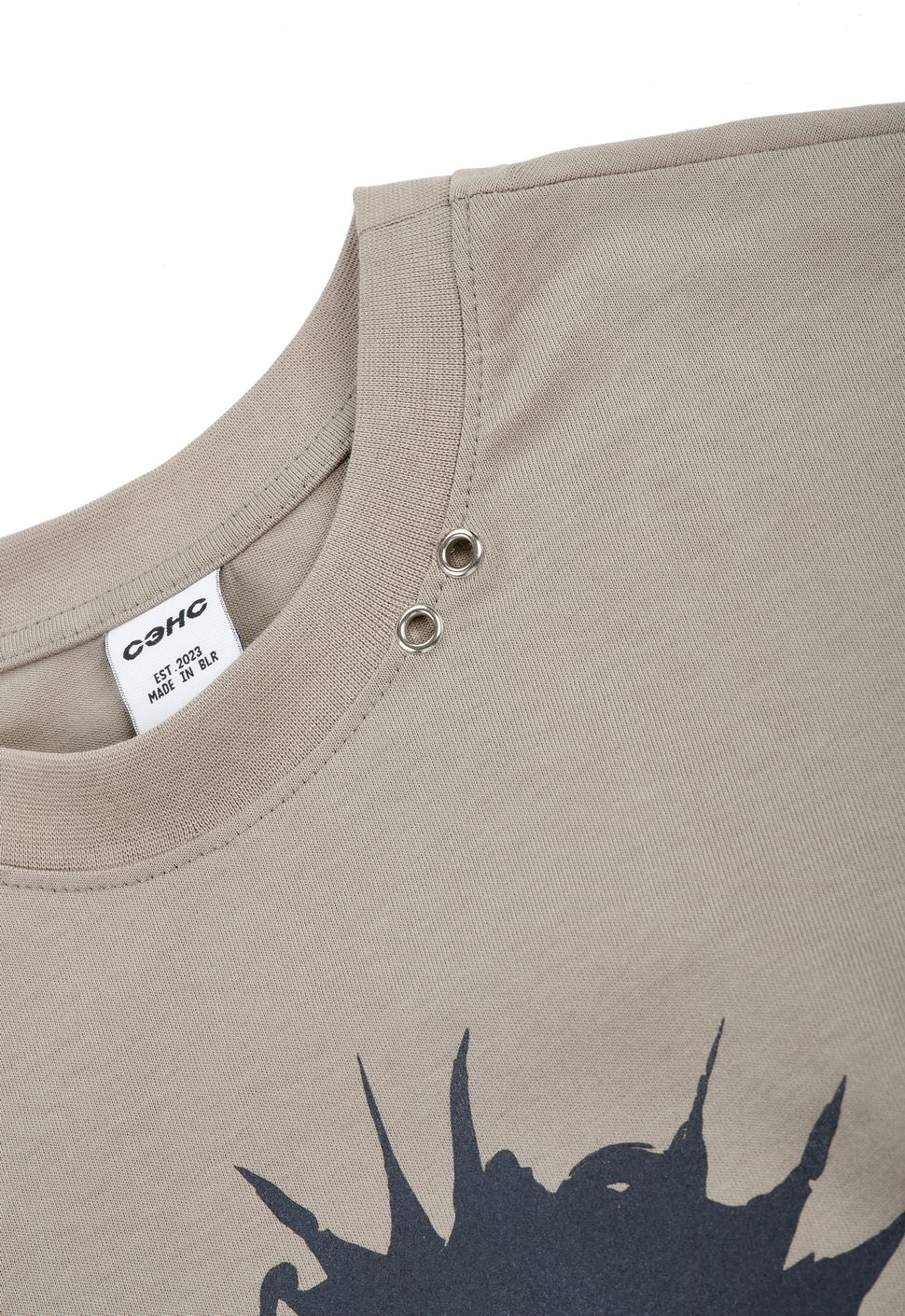 Лонгслив "Smells Like Teen Spirit" темно-серый