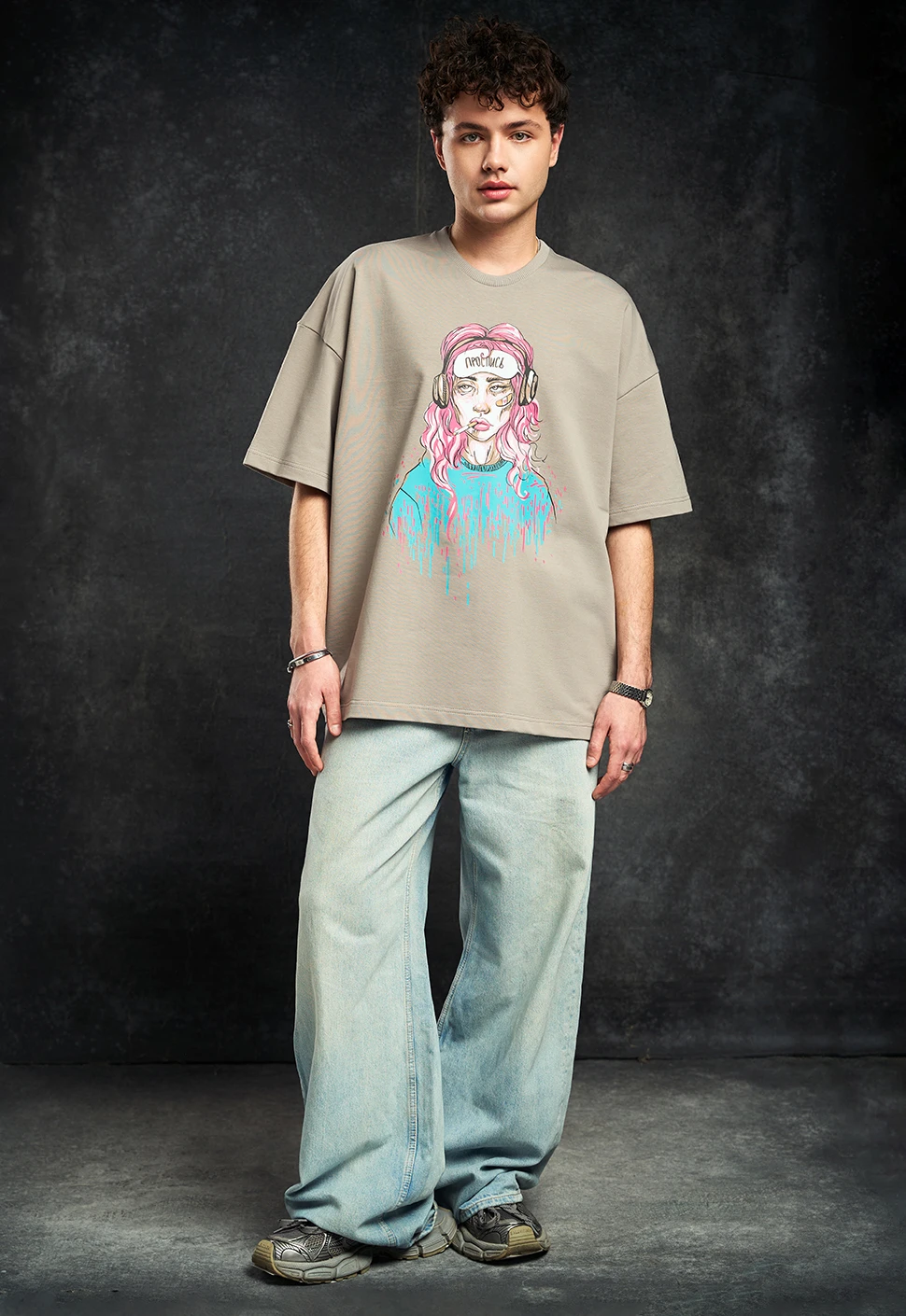 Футболка "Проспись" серая