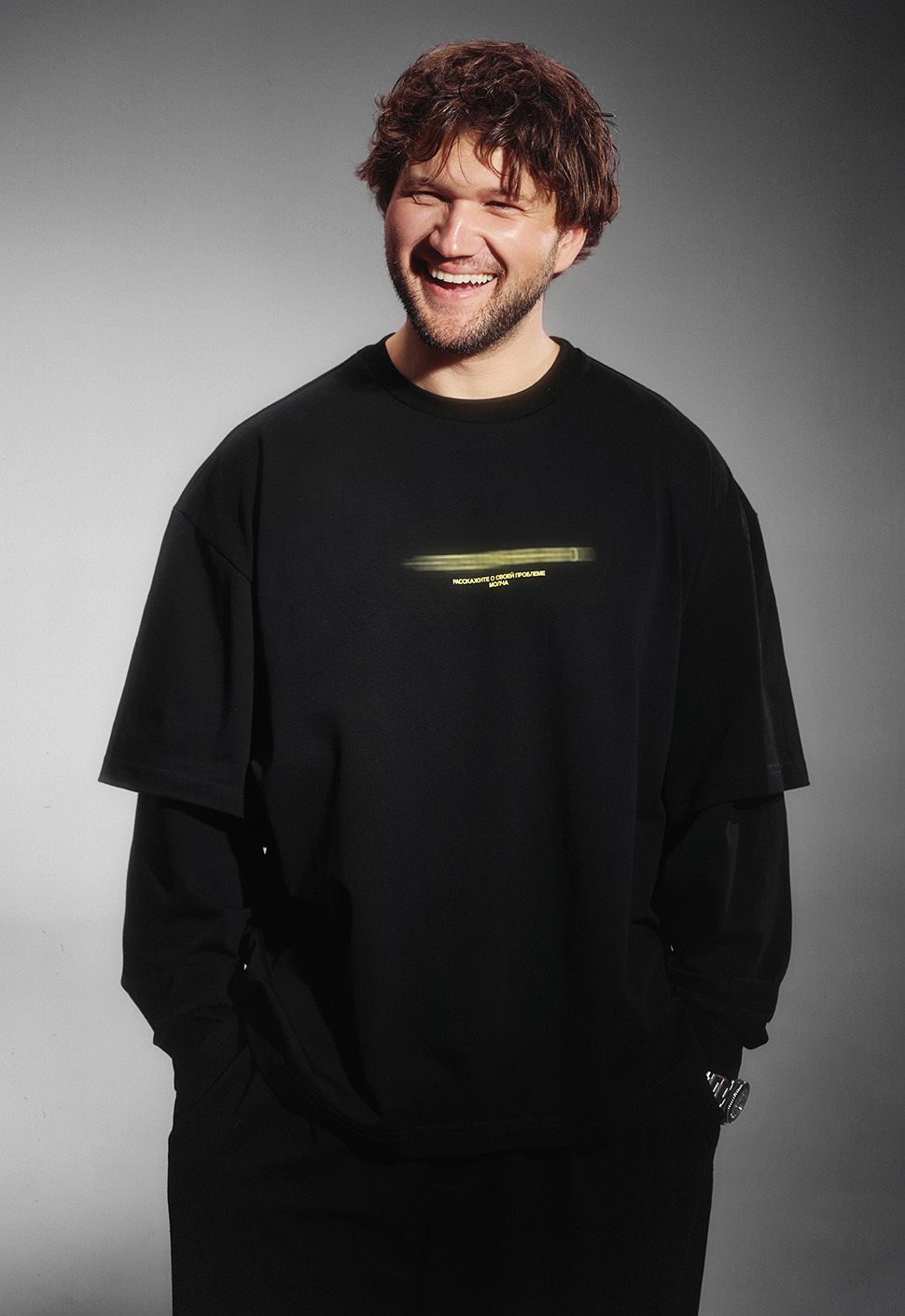 Лонгслив "Экстрептиза" чёрный