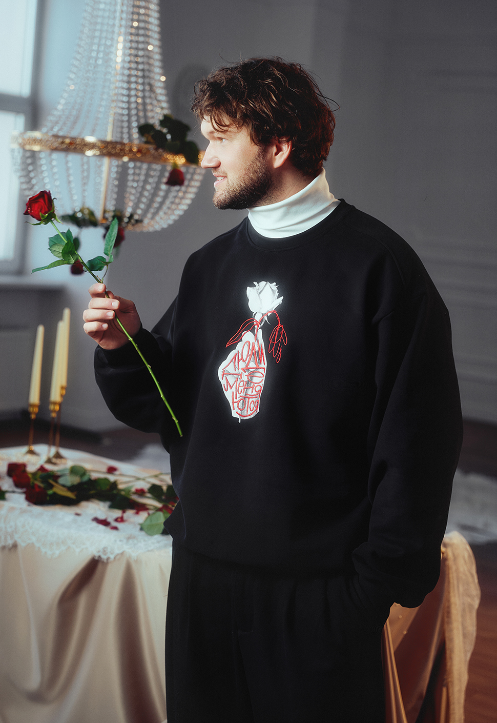 Свитшот "Люди не меняются" чёрный