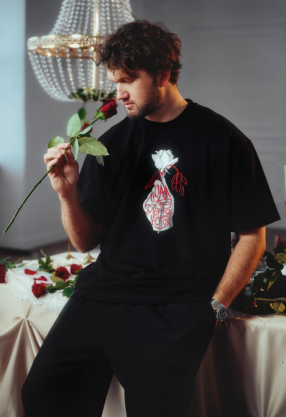 Футболка "Люди не меняются" чёрная