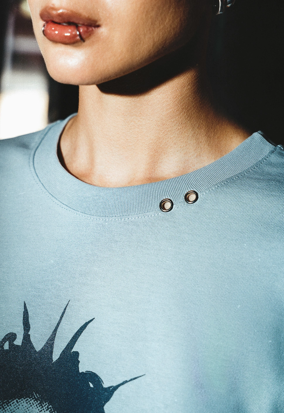 Лонгслив "Smells Like Teen Spirit" серый