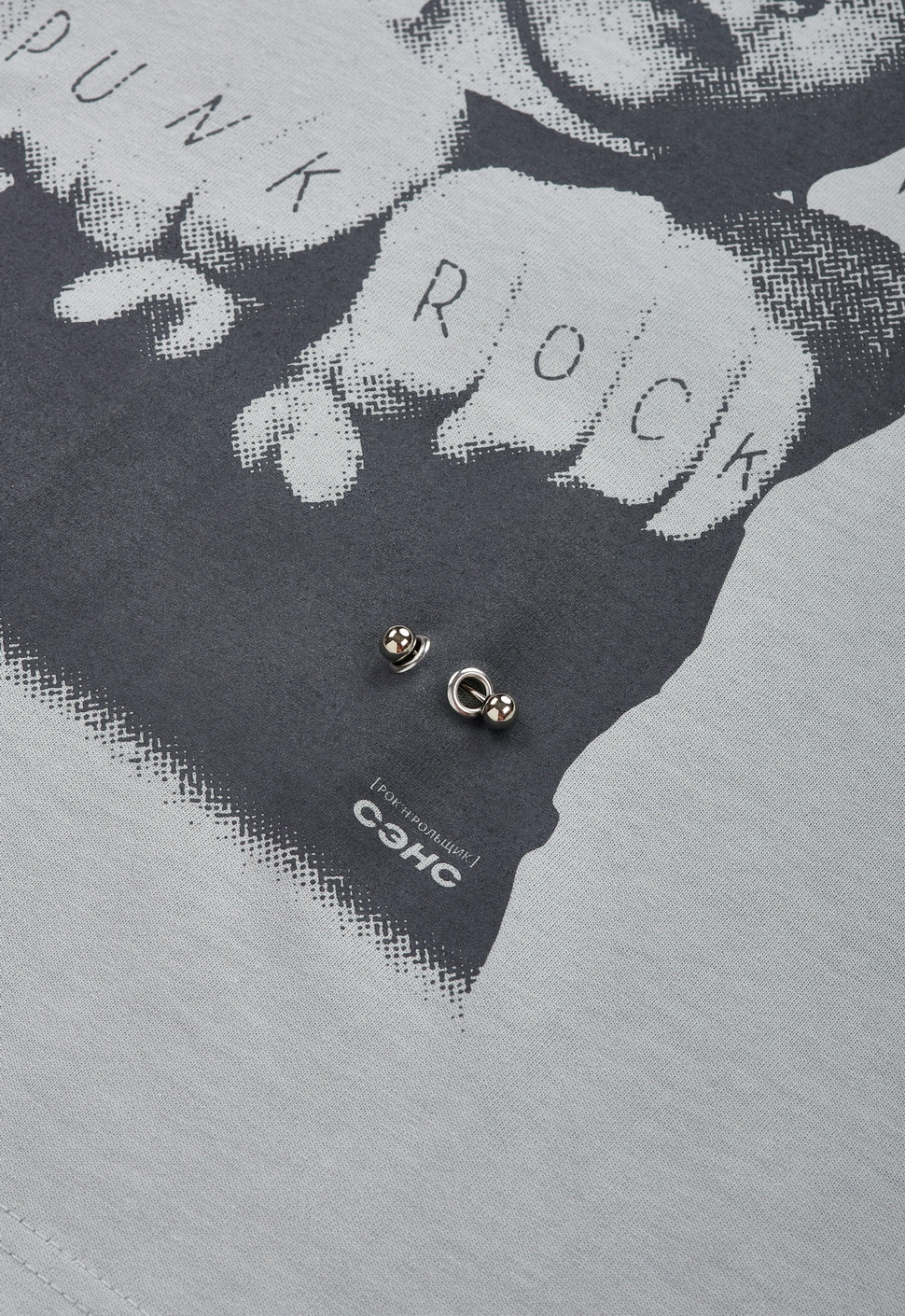 Лонгслив "Smells Like Teen Spirit" серый