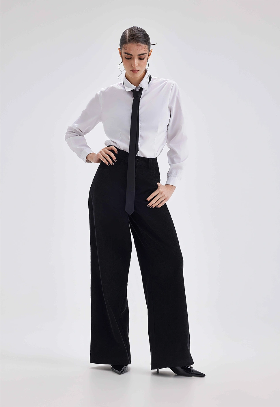 Брюки "Storm" черный вельвет