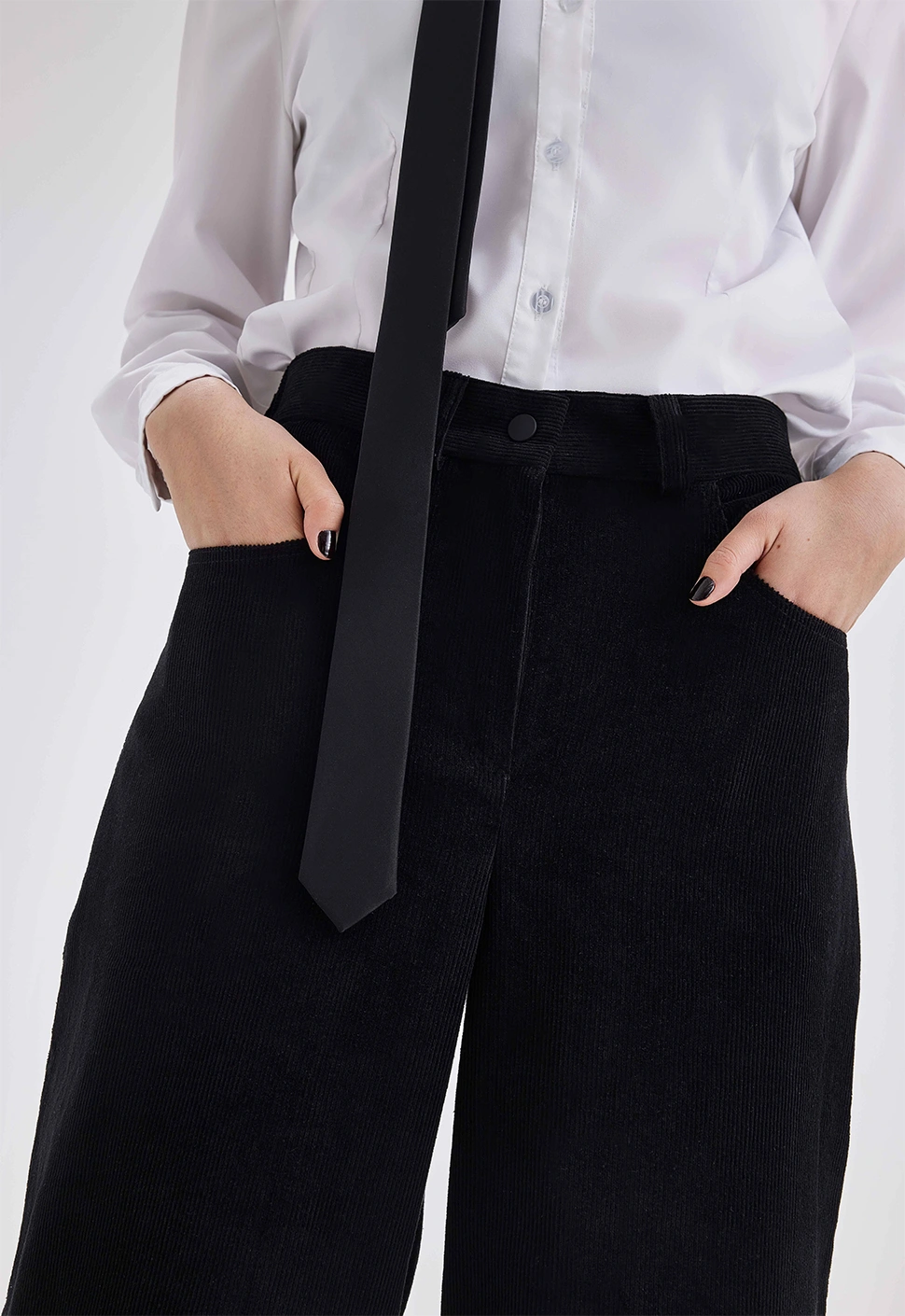 Брюки "Storm" черный вельвет