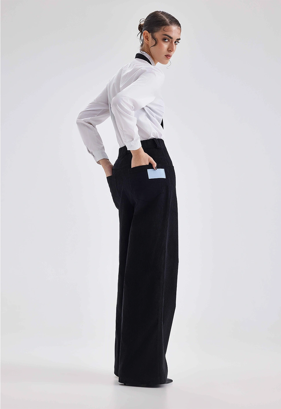 Брюки "Storm" черный вельвет