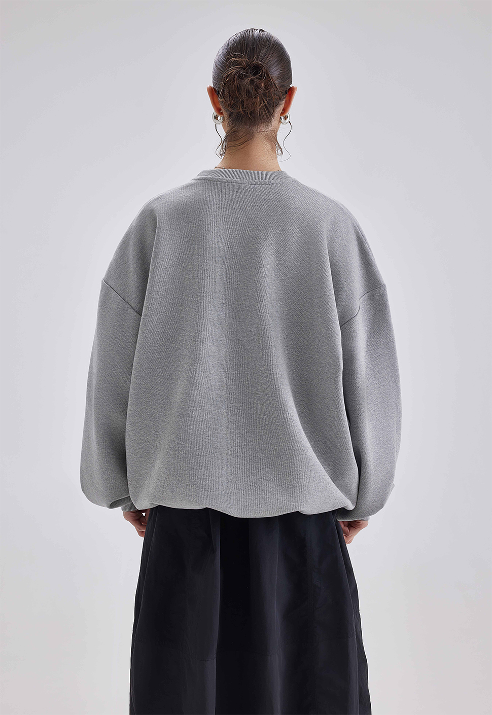 Свитшот "EMS" Серый меланж