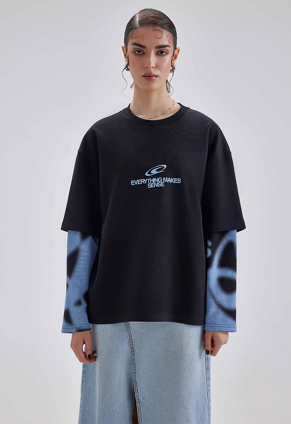 Лонгслив "EMS" Черный