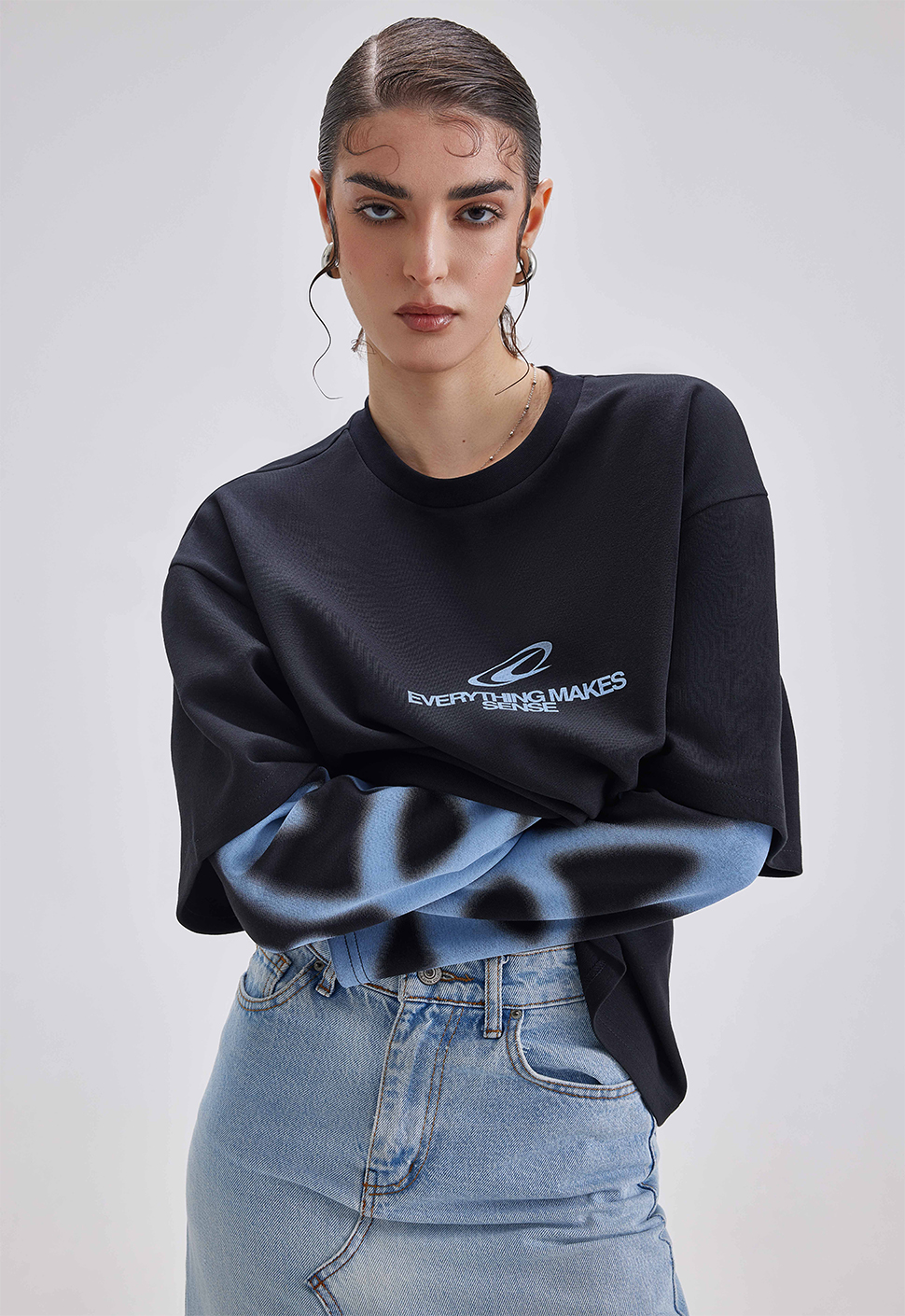 Лонгслив "EMS" Черный