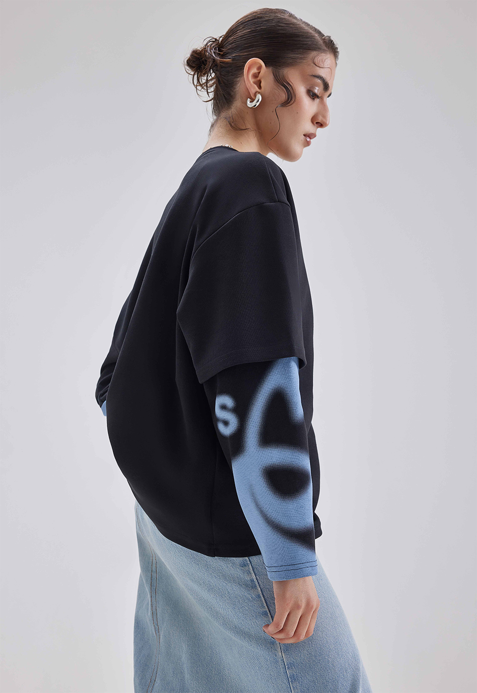 Лонгслив "EMS" Черный