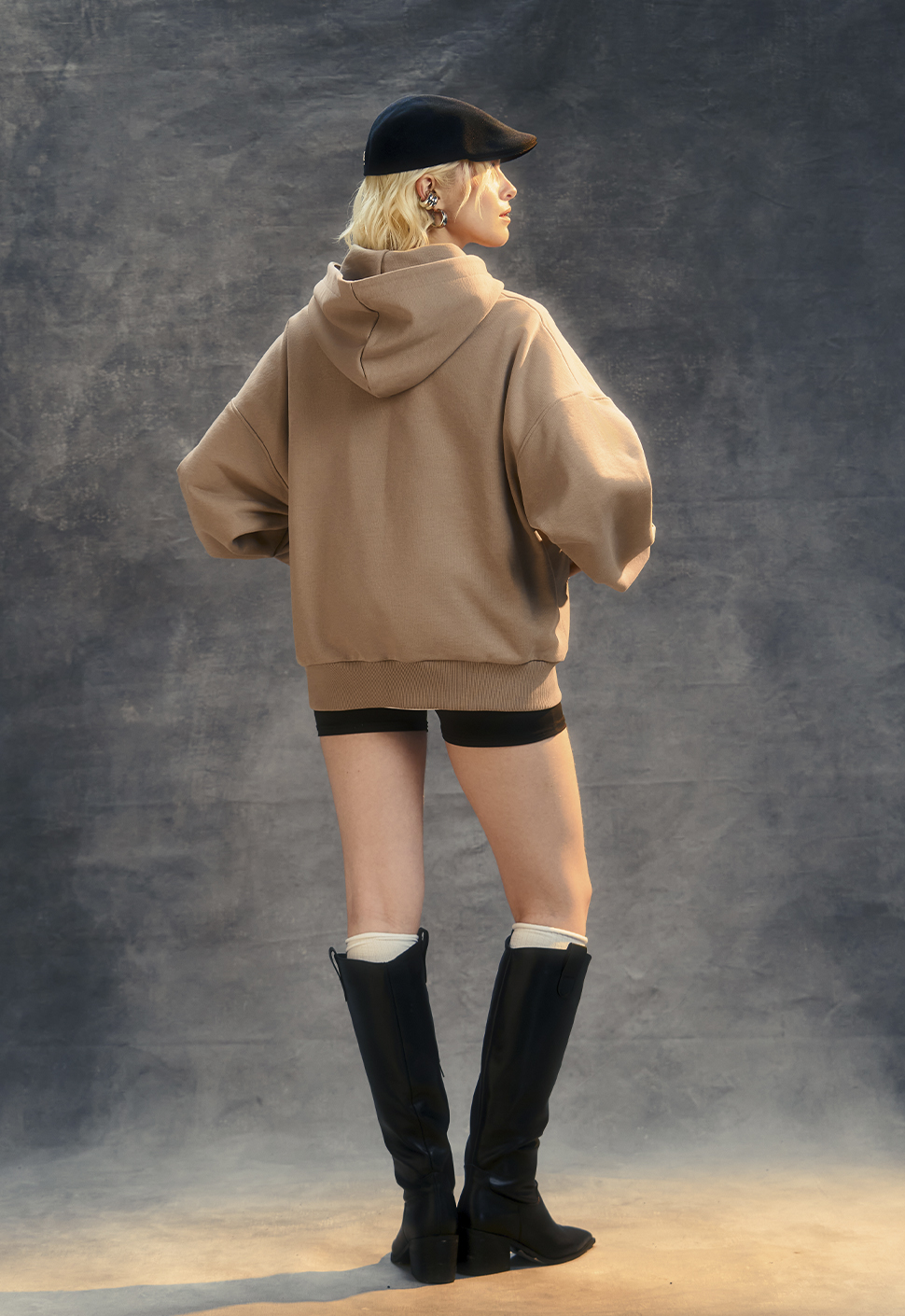 Зип-худи "EMS" Бежевый