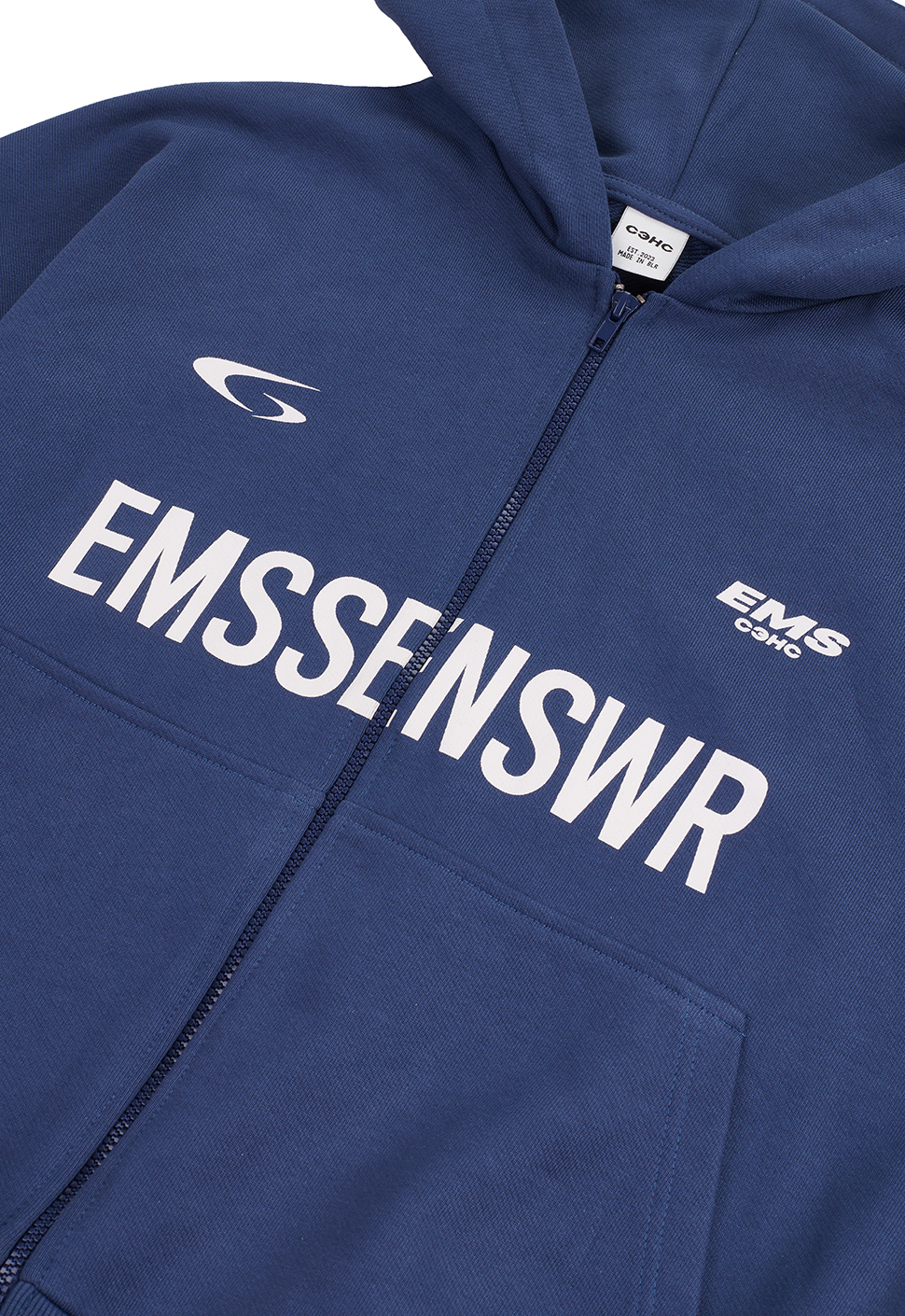 Зип-худи "EMS" Cиний