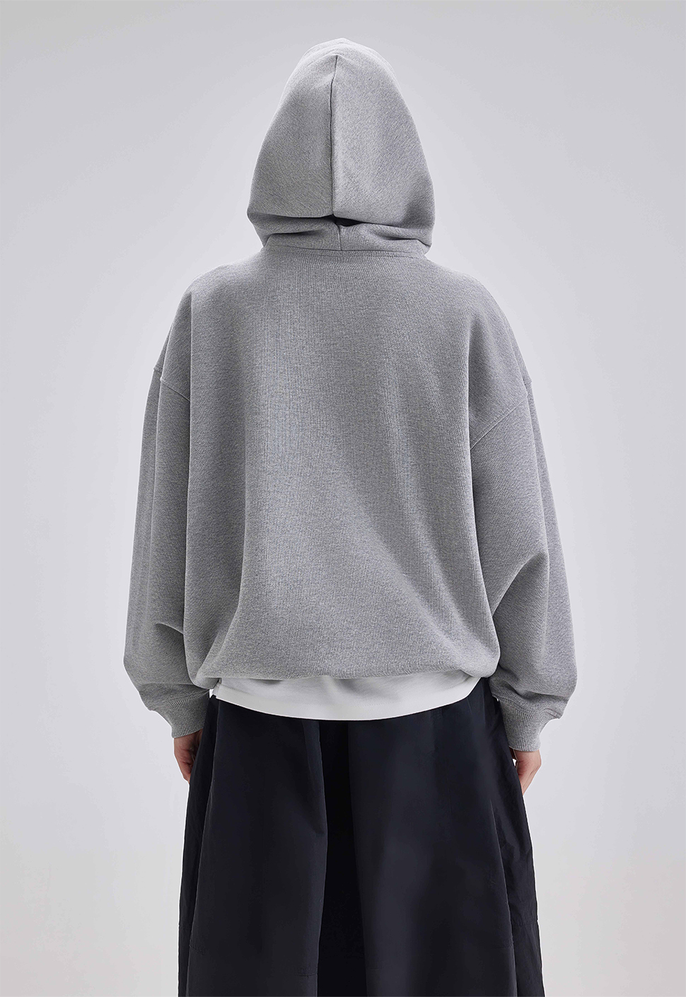 Худи "Oversize" Серый меланж