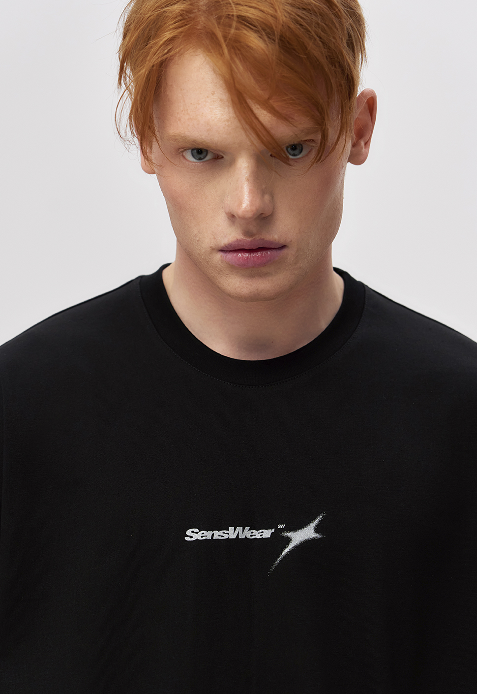 Футболка "Silver star" чёрная