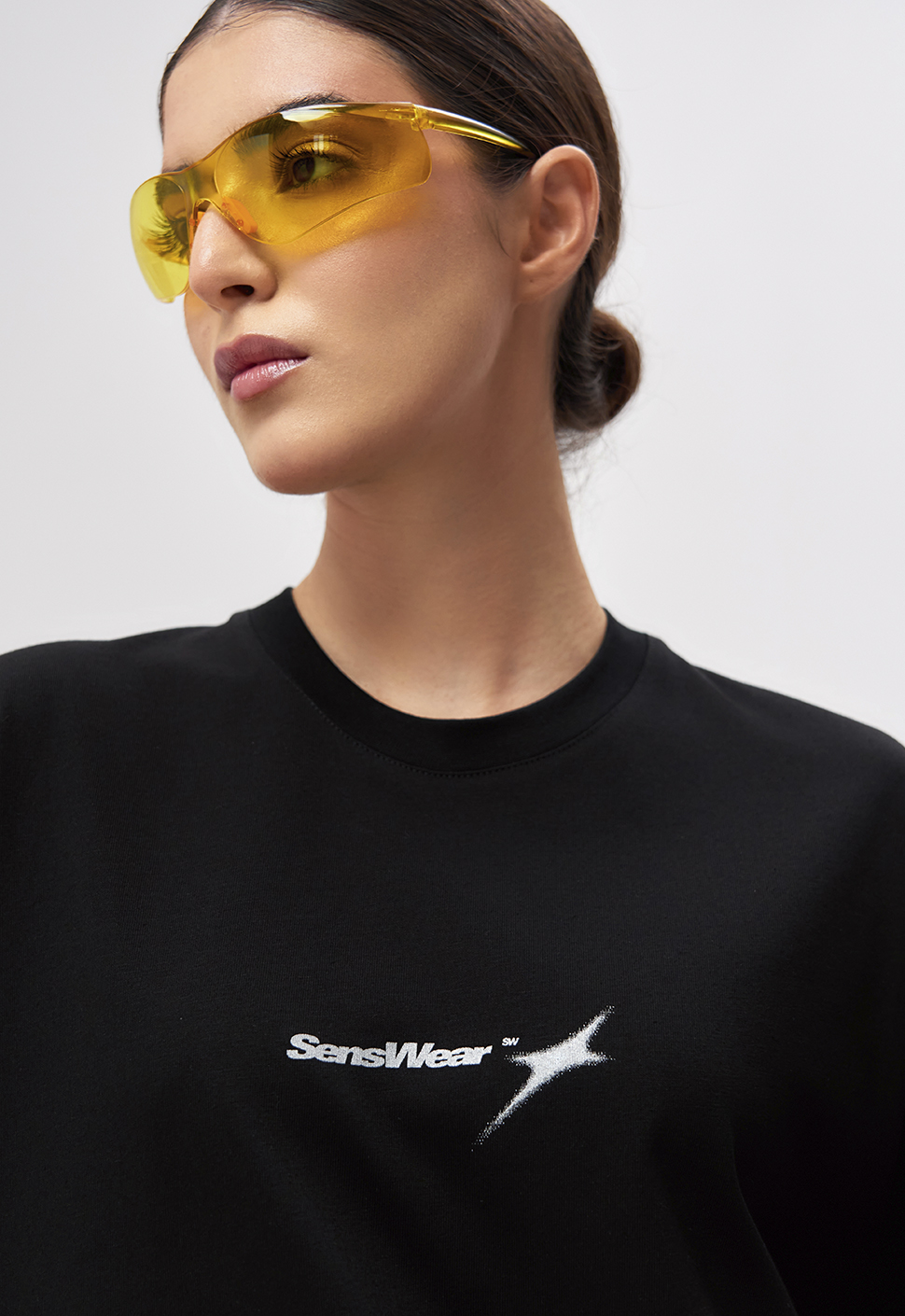 Футболка "Silver star" чёрная