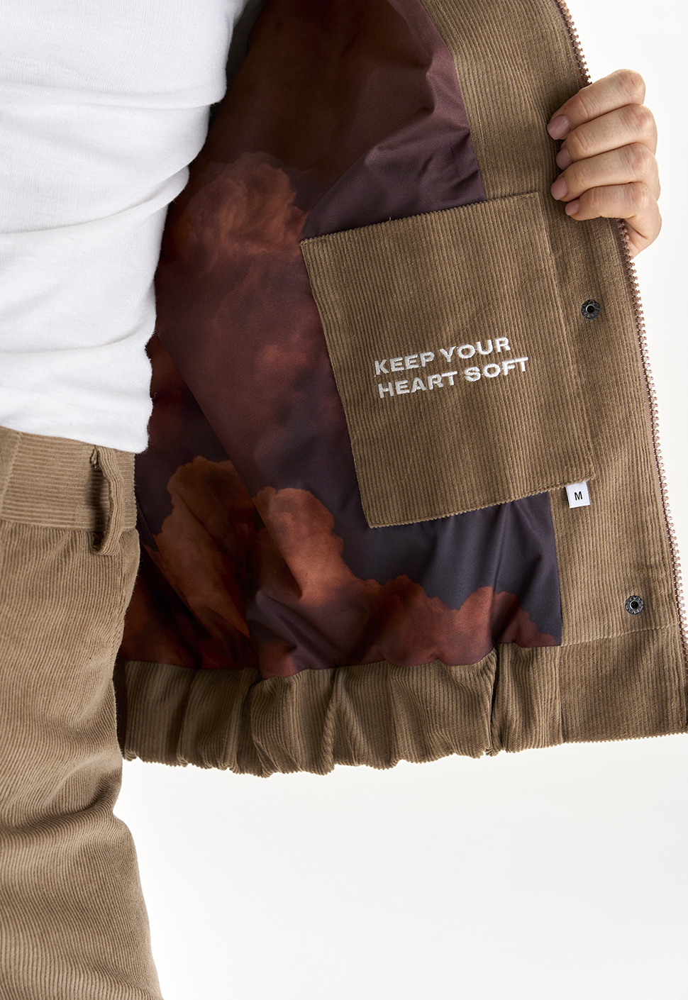 Куртка "Sandstorm" бежевый вельвет