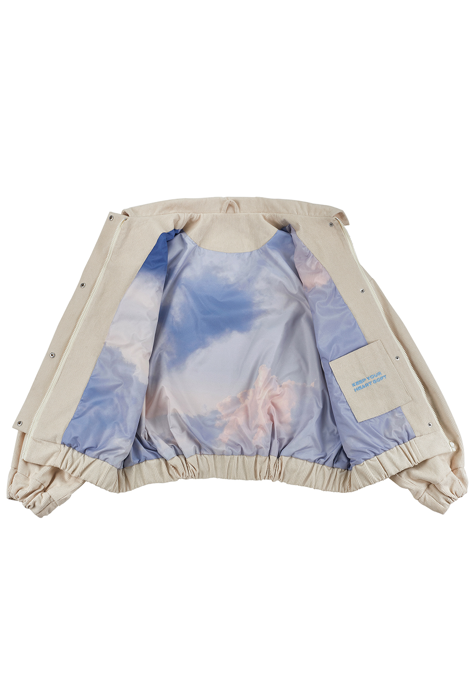 Куртка "Sunrise" молочный вельвет