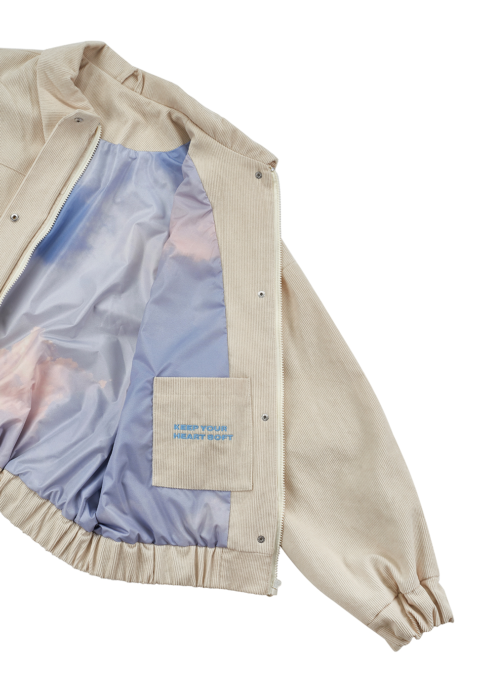 Куртка "Sunrise" молочный вельвет