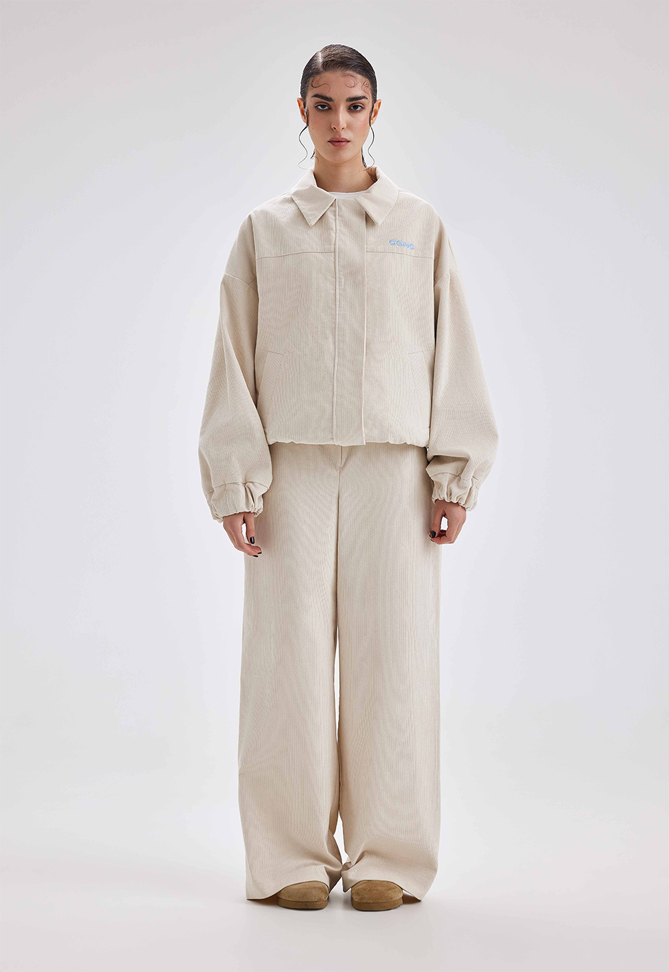 Куртка "Sunrise" молочный вельвет